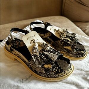 Sandals by Robert Clergerie. Leather. US size 6.5 and EU shoe size 37